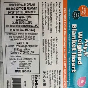 6 lbs weighted blanket